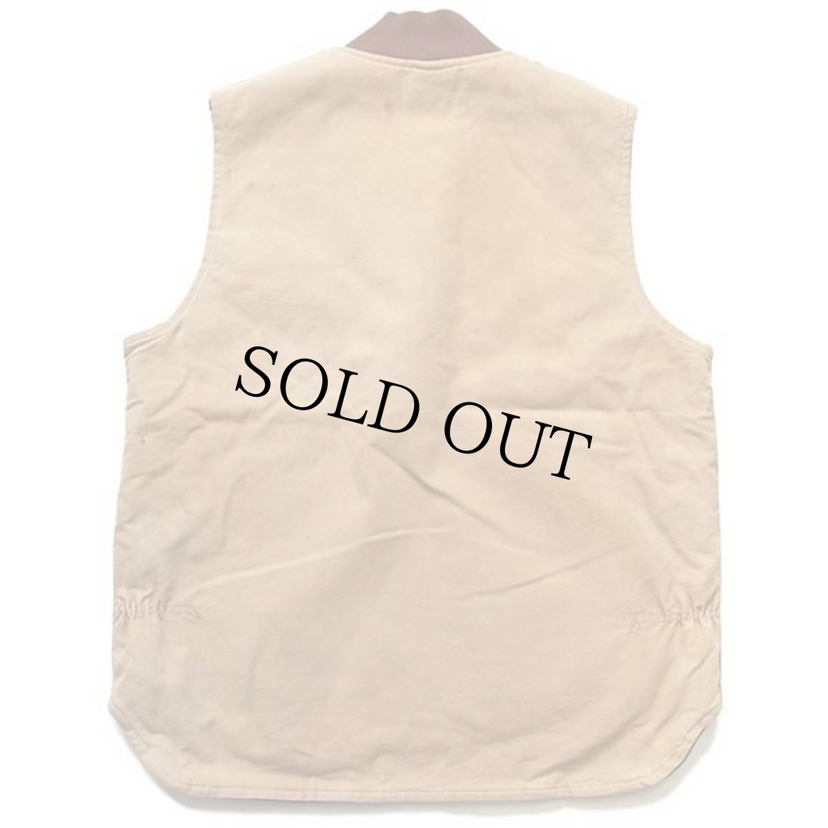 画像2: 90s USA製 carharttカーハート キルティングライナー ダックベスト 茶 XL-T (2)