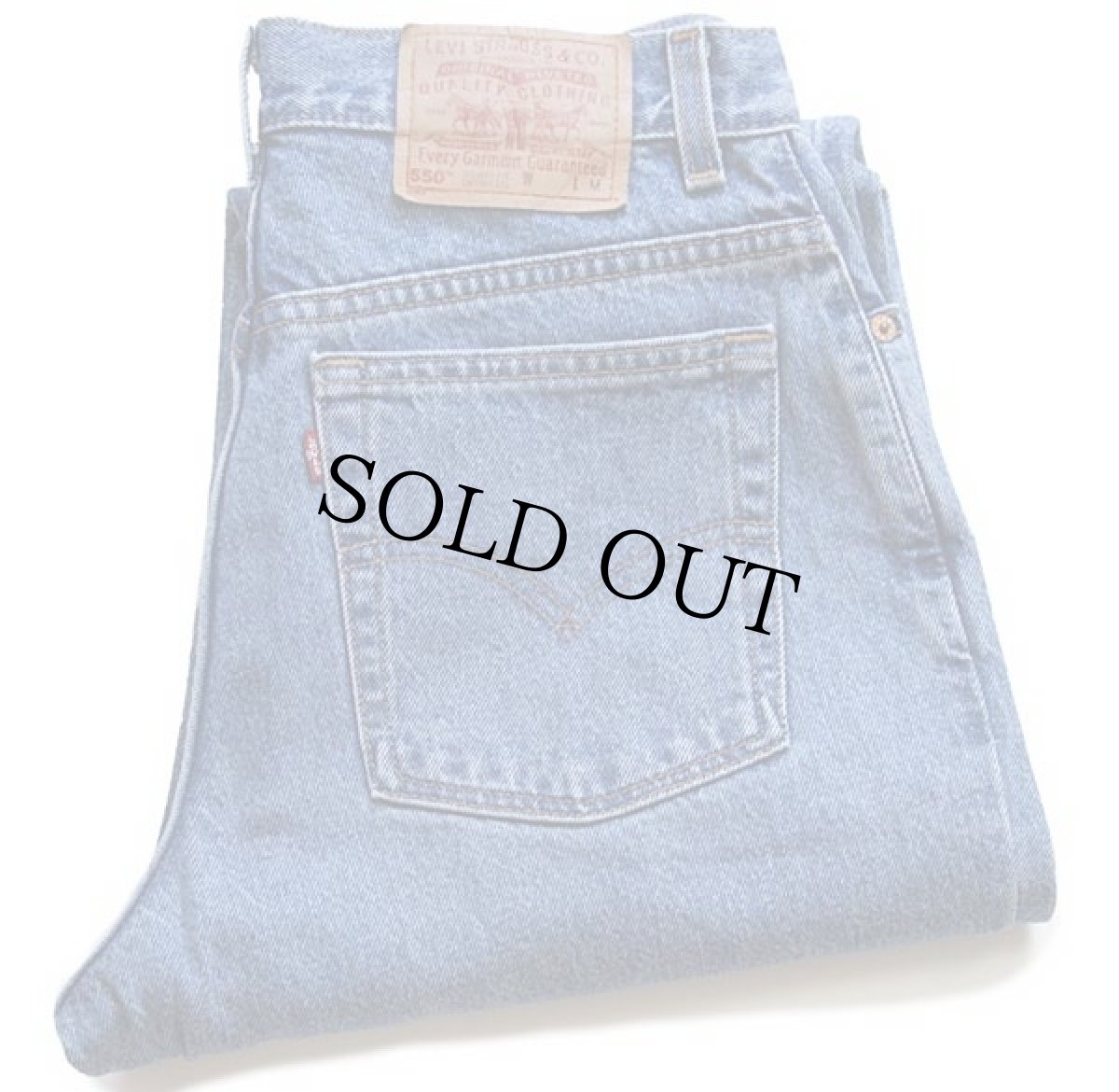 画像1: 00s USA製 Levi'sリーバイス 550 デニムパンツ 12 PET.M★133 (1)