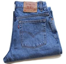 画像1: 00s USA製 Levi'sリーバイス 550 デニムパンツ 12 PET.M★133 (1)