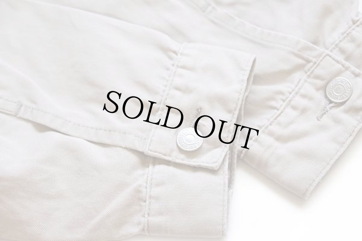 画像6: 90s Levi'sリーバイス 70503 コットンツイル ジャケット 4ポケット ベージュ XL★ユーロ (6)