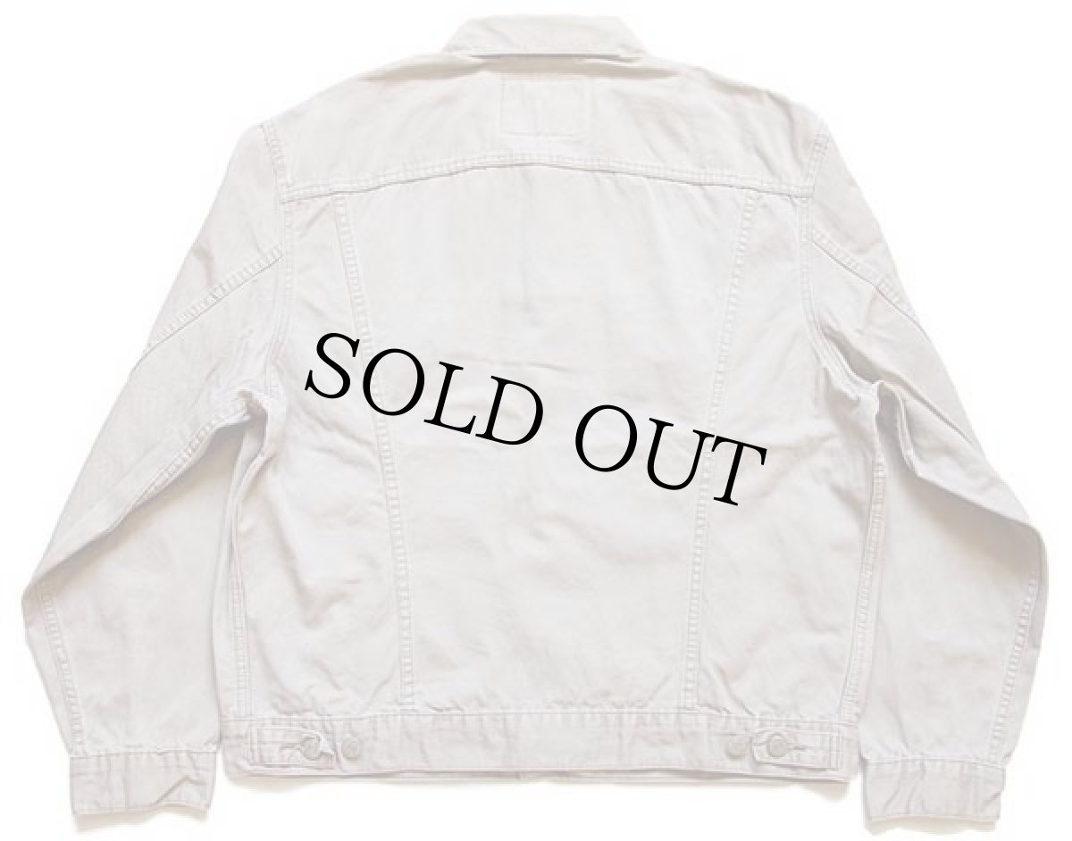 画像2: 90s Levi'sリーバイス 70503 コットンツイル ジャケット 4ポケット ベージュ L★ユーロ (2)