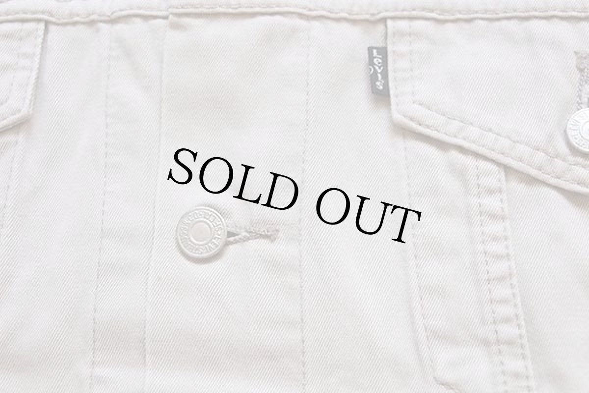 画像5: 90s Levi'sリーバイス 70503 コットンツイル ジャケット 4ポケット ベージュ XL★ユーロ (5)