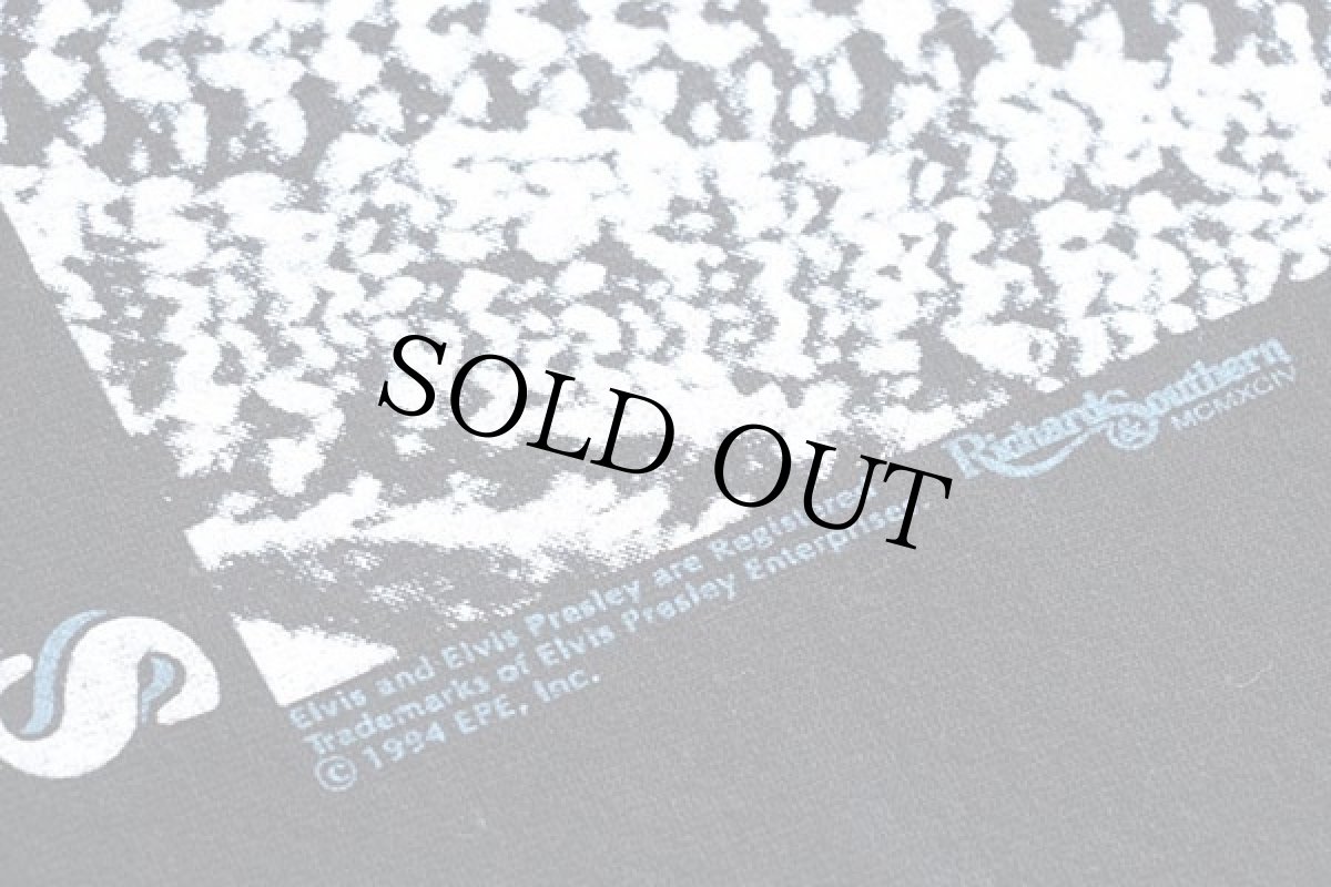 画像3: デッドストック★90s ELVIS エルビス プレスリー コットンTシャツ 黒 M (3)