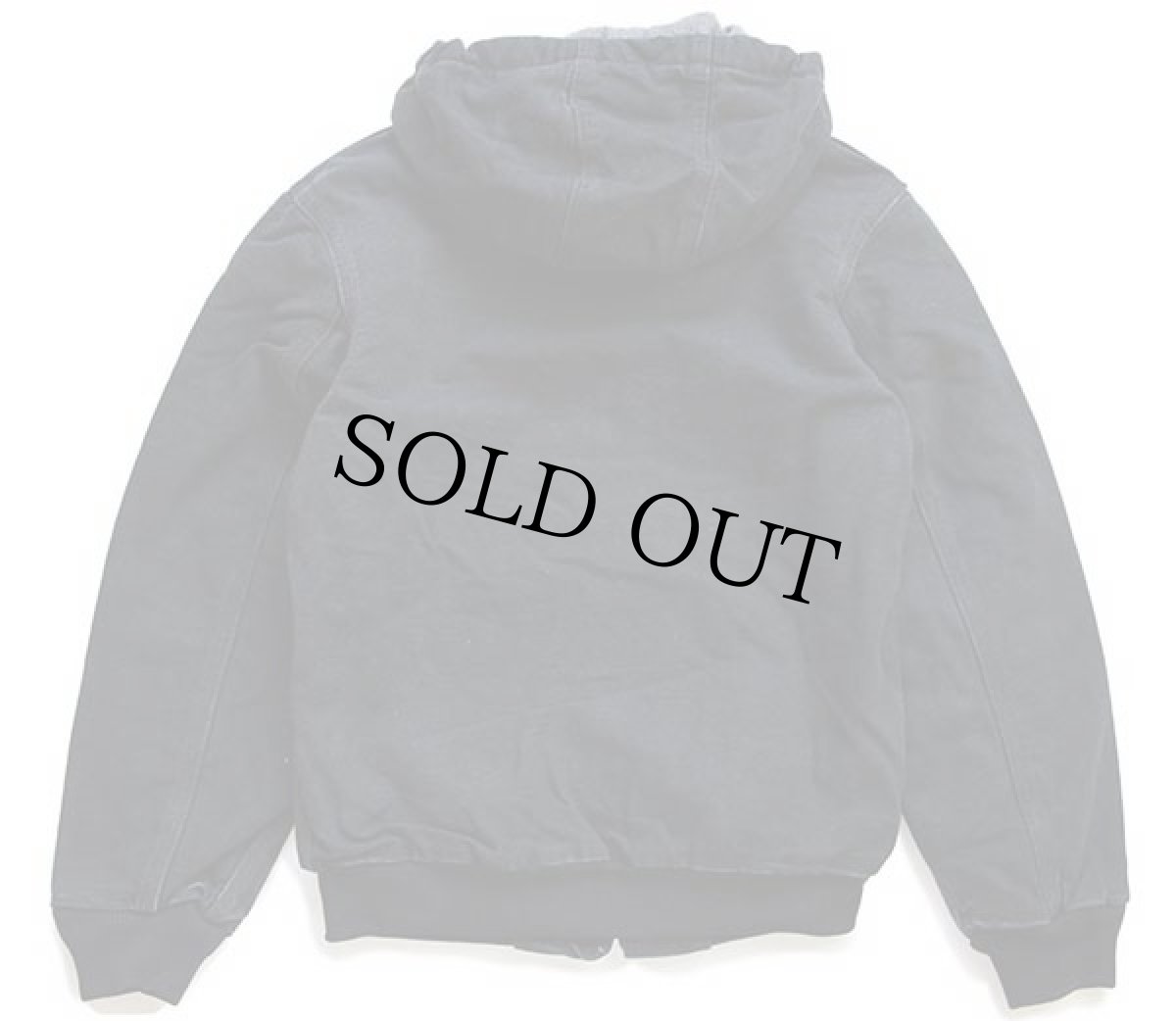 画像2: 00s メキシコ製 carharttカーハート パッチ付き シェルパラインド ダック地 アクティブジャケット パーカー 黒 ボーイズL (2)