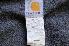 画像4: 00s メキシコ製 carharttカーハート パッチ付き シェルパラインド ダック地 アクティブジャケット パーカー 黒 ボーイズL (4)