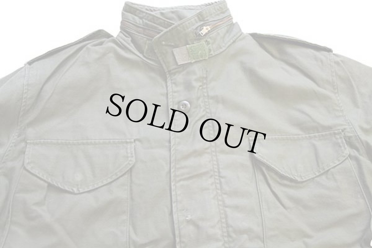 画像3: 80s 米軍 U.S.ARMY M-65 フィールドジャケット オリーブグリーン M-R (3)