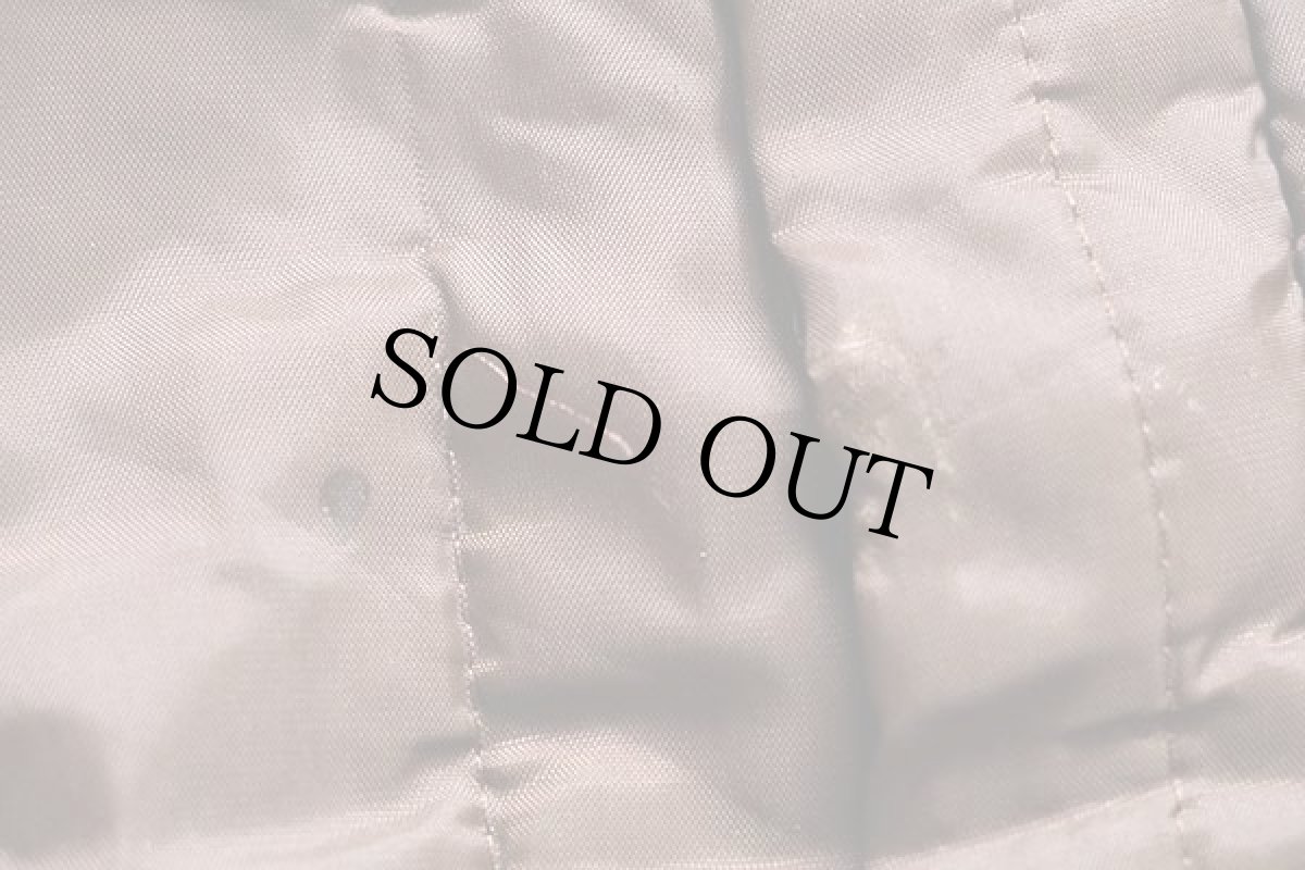 画像6: 80s USA製 SEARS Thinsulate ナイロン キルティングジャケット 焦げ茶 M (6)