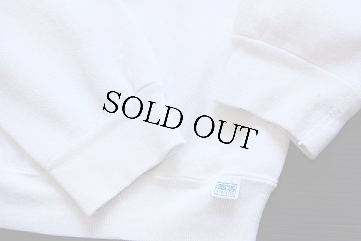 画像5: 90s USA製 DISCUS PLAINFIELD TRACK&FIELD 両面プリント スウェット 白 XL (5)