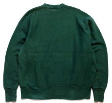 画像2: 90s メキシコ製 Leeリー 無地 リバースウィーブ スウェット 緑 2XL★特大 ブランク (2)