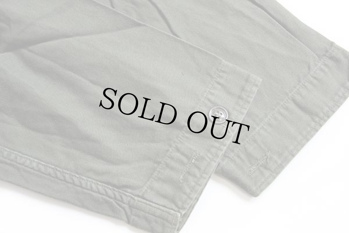 画像8: 80s 米軍 U.S.ARMY 逆ステンシル コットンサテン カバーオール オールインワン オリーブグリーン XL★つなぎ (8)