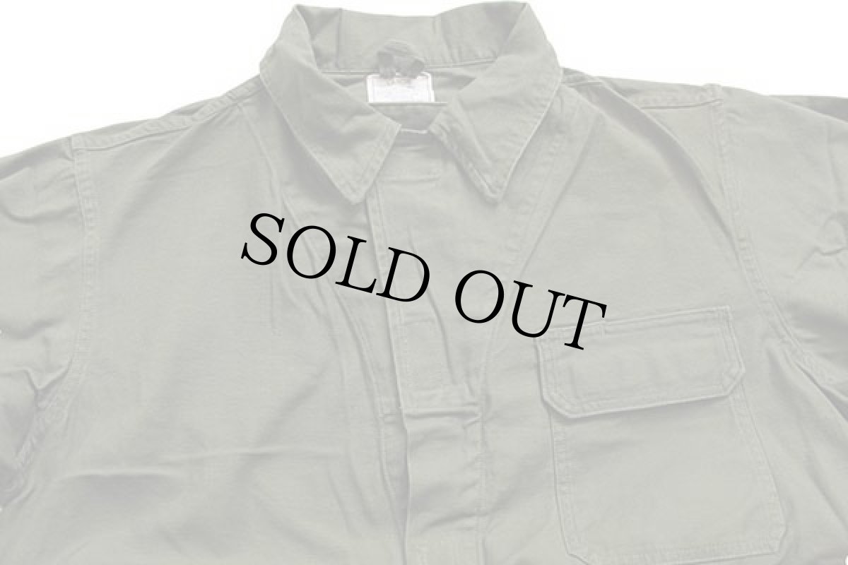 画像4: 90s 米軍 U.S.ARMY コットンサテン カバーオール オールインワン オリーブグリーン L★つなぎ (4)