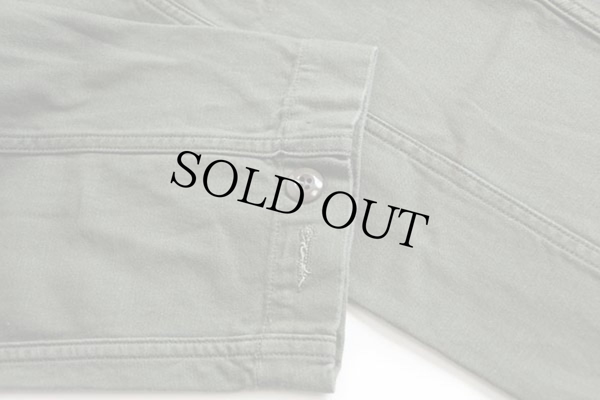 画像7: 80s 米軍 U.S.ARMY コットンサテン カバーオール オールインワン オリーブグリーン L★つなぎ (7)