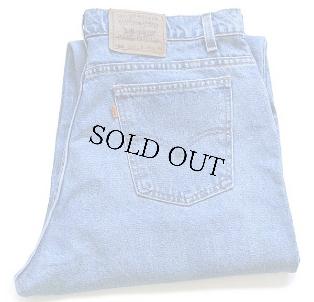 画像1: 90s USA製 Levi'sリーバイス 560 デニムパンツ w38 L34★38 (1)