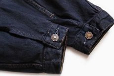 画像6: 90s Levi'sリーバイス 70503 カラーデニムジャケット 4ポケット 後染め 紺 M★ユーロ (6)