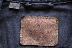 画像4: 90s Levi'sリーバイス 70503 カラーデニムジャケット 4ポケット 後染め 紺 M★ユーロ (4)