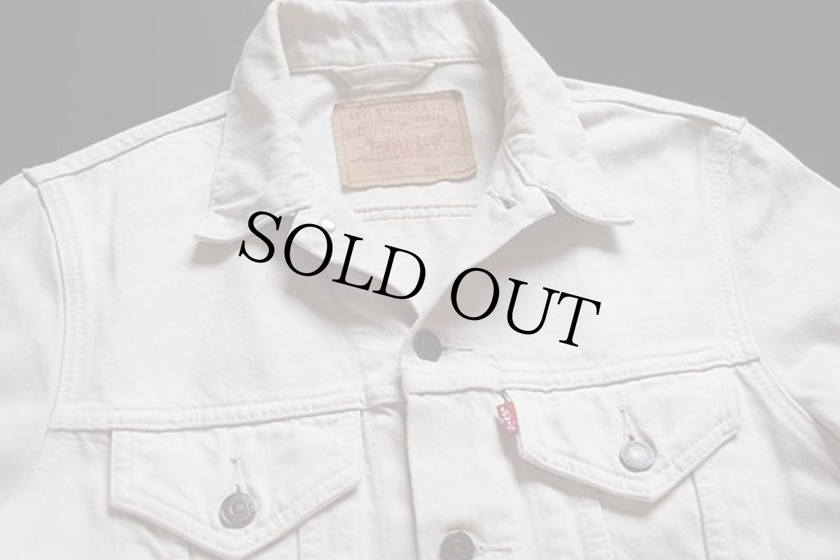 画像3: 90s Levi'sリーバイス 70503 カラーデニムジャケット 4ポケット ベージュ S★ユーロ (3)