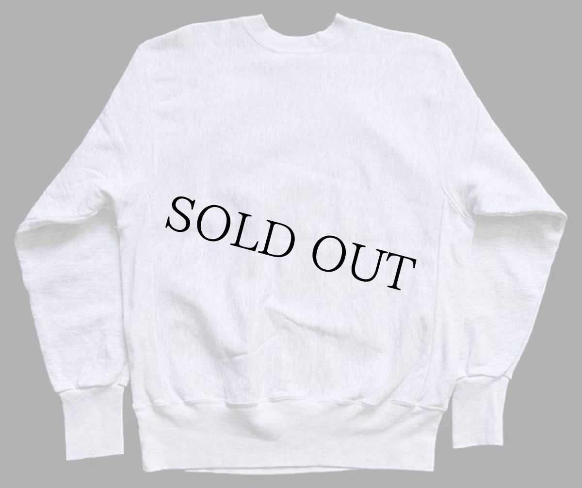 画像2: 90s USA製 RUGGED SWEATS 無地 リバースウィーブ スウェット 杢グレー L★ブランク (2)