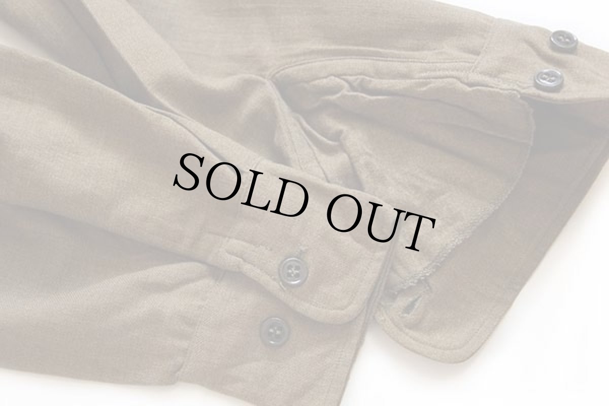 画像8: 40s 米軍 U.S.ARMY パッチ&マチ付き ウールシャツ オリーブドラブ 15 (8)