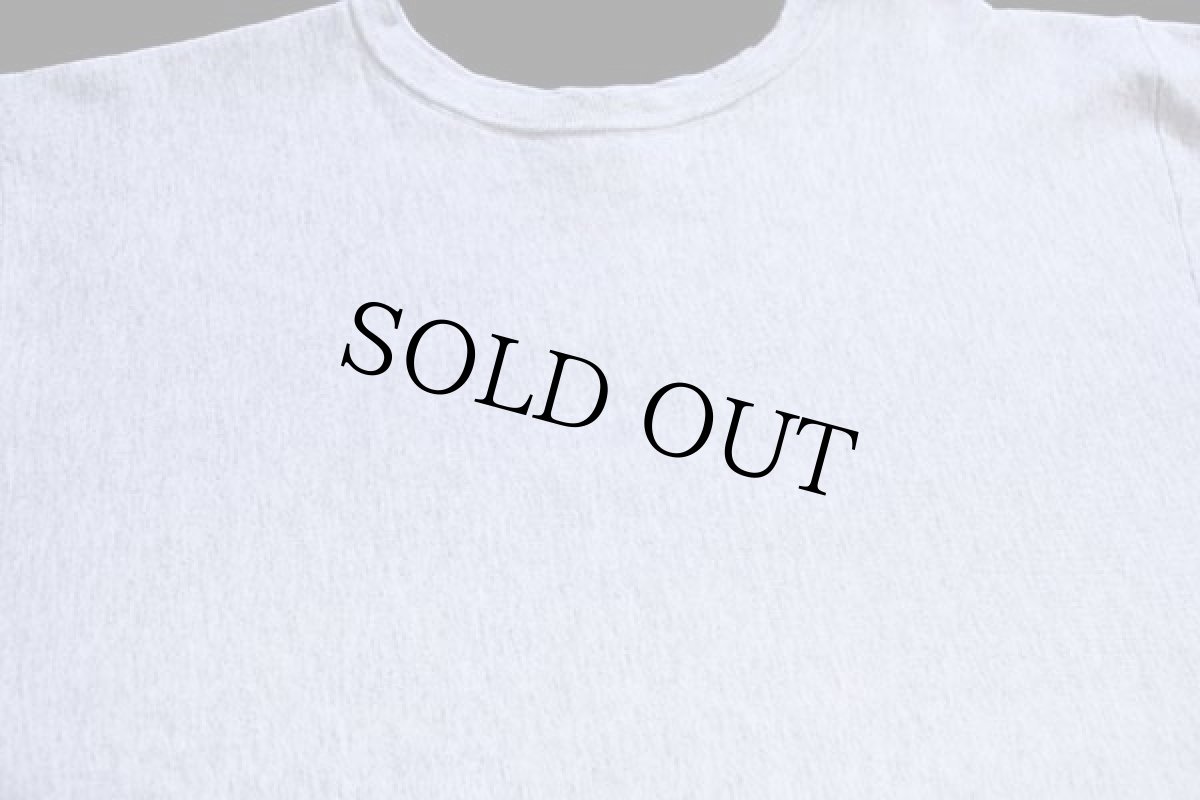 画像3: 90s USA製 The Cotton Exchange 無地 リバースウィーブ スウェット 杢グレー XL★ブランク (3)