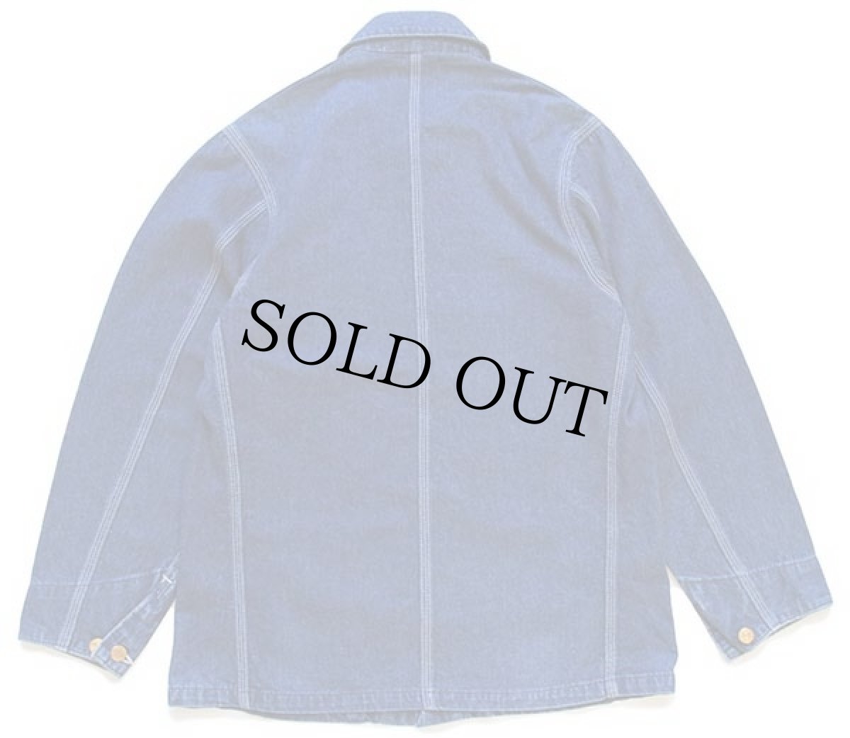 画像2: 80s carharttカーハート デニム チョアコート カバーオール (2)