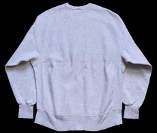 画像2: 90s USA製 Leeリー 無地 リバースウィーブ スウェット 杢グレー XL★ブランク (2)