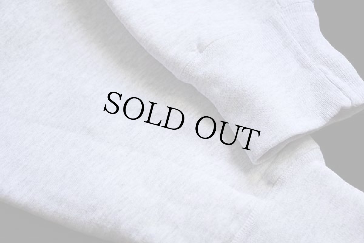 画像6: 90s USA製 The Cotton Exchange 無地 リバースウィーブ スウェット 杢グレー XL★ブランク (6)