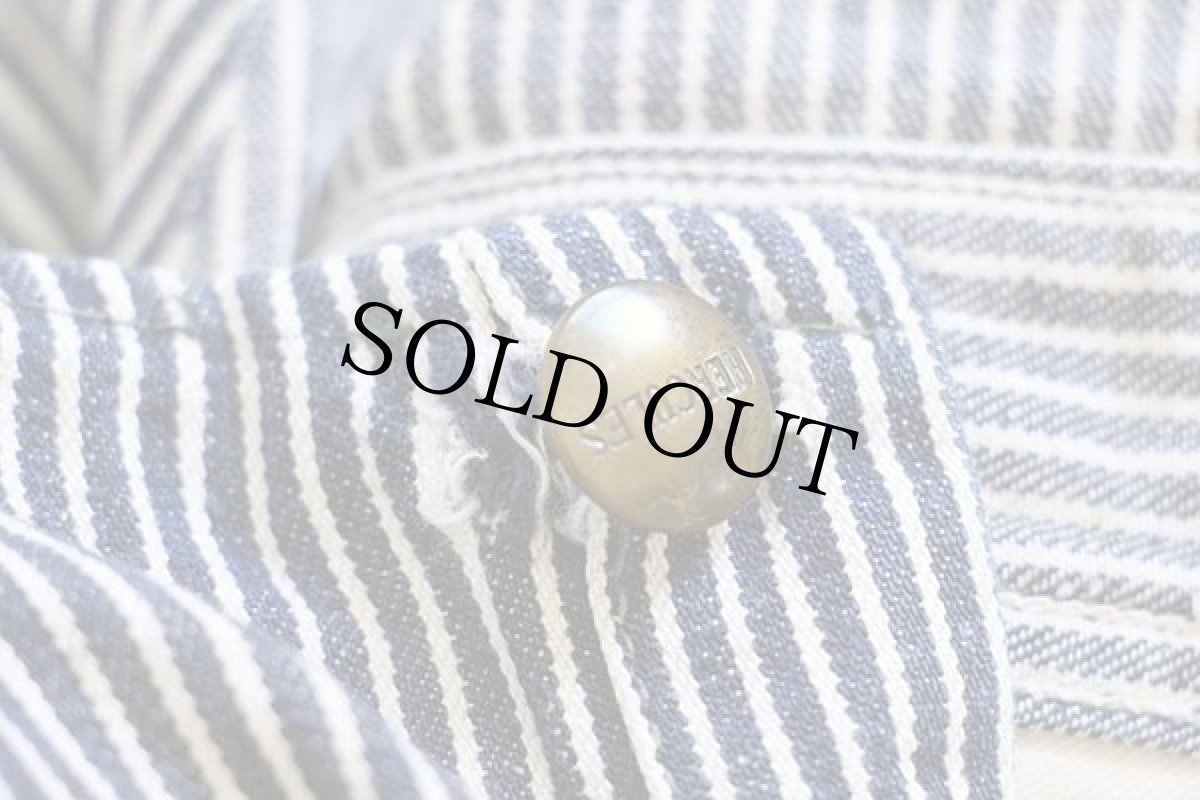 画像9: 50s HERCULESヘラクレス ヒッコリー ストライプ オーバーオール (9)