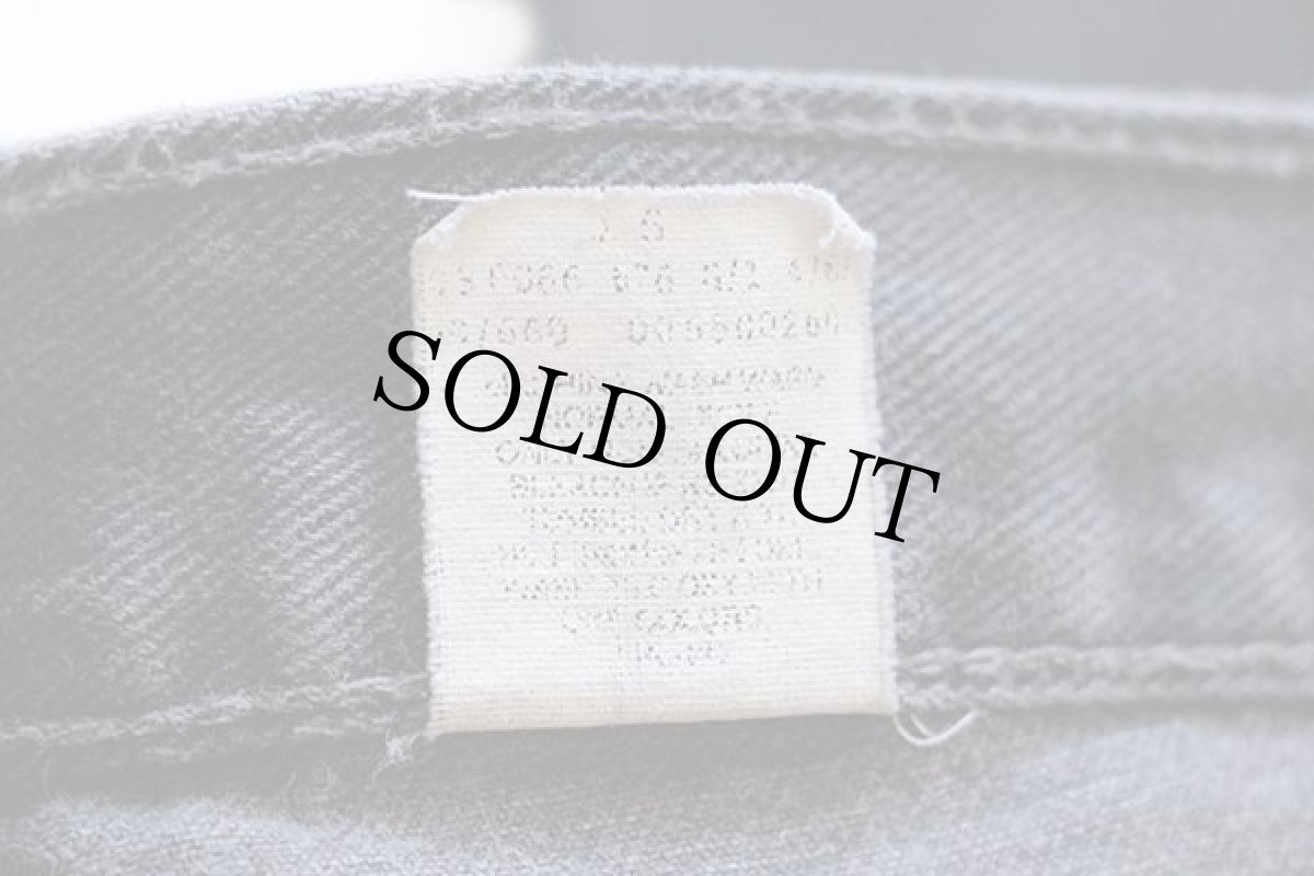 画像7: 90s カナダ製 Levi'sリーバイス 550 ブラック デニムパンツ w32 L30★54 (7)