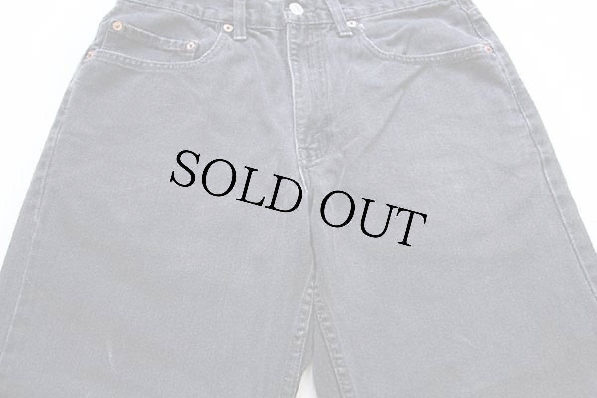 画像5: 90s カナダ製 Levi'sリーバイス 550 ブラック デニムパンツ w32 L30★54 (5)