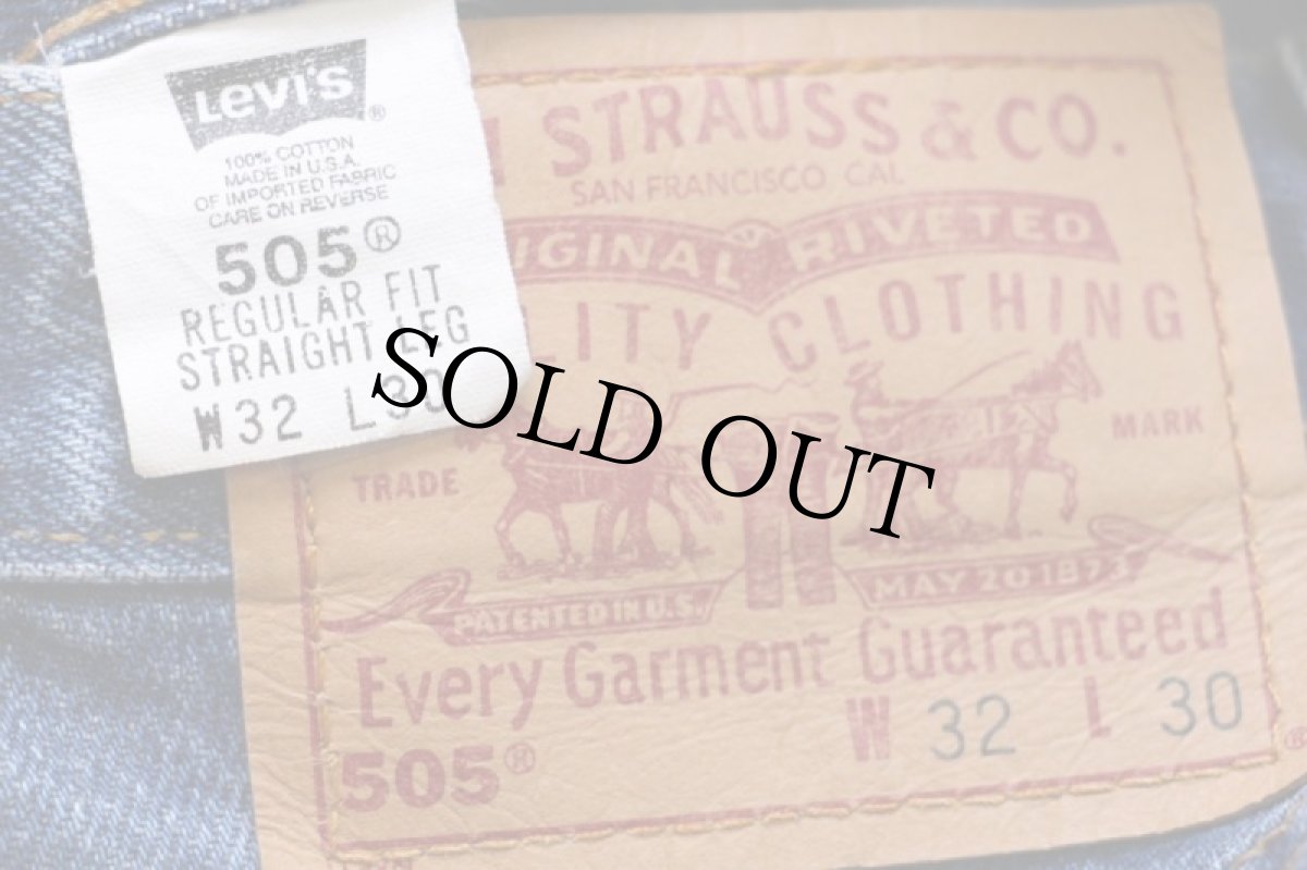 画像5: 00s USA製 Levi'sリーバイス 505 デニムパンツ w32 L30★41 (5)