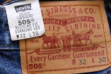 画像5: 00s USA製 Levi'sリーバイス 505 デニムパンツ w32 L30★41 (5)