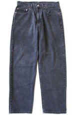 画像2: 90s カナダ製 Levi'sリーバイス 550 ブラック デニムパンツ w32 L30★54 (2)