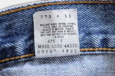 画像7: 00s カナダ製 Levi'sリーバイス 505 デニムパンツ w34 L32★73 (7)