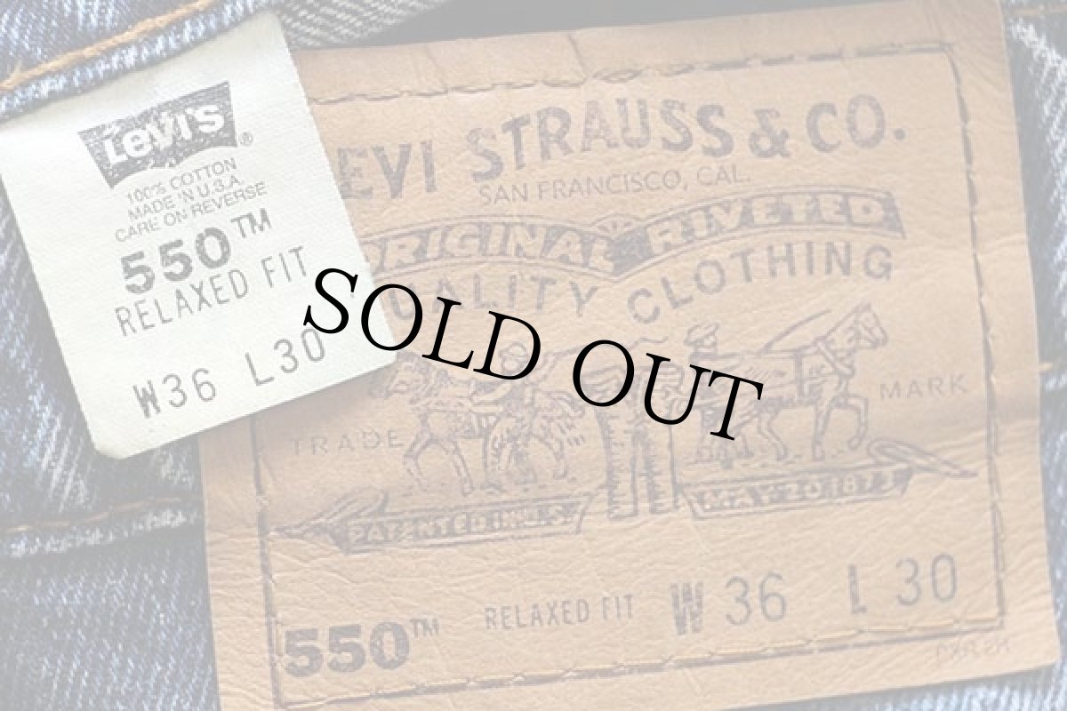 画像6: 90s USA製 Levi'sリーバイス 550 デニムパンツ w36 L30★112 (6)