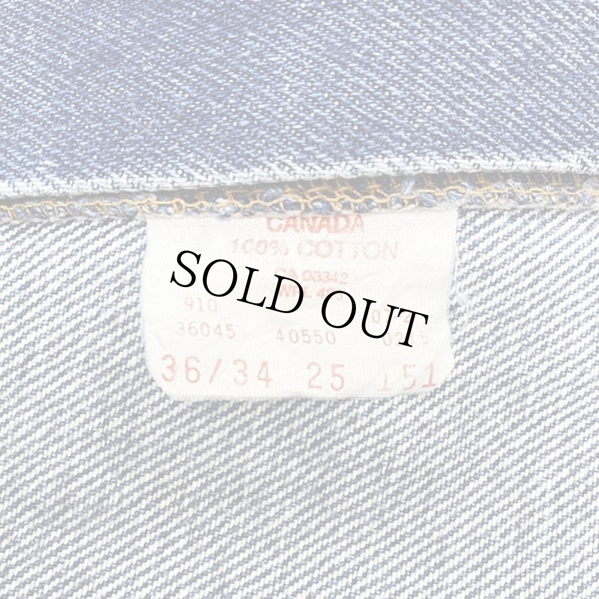 画像7: 90s カナダ製 Levi'sリーバイス 550 デニムパンツ w36 L34 (7)