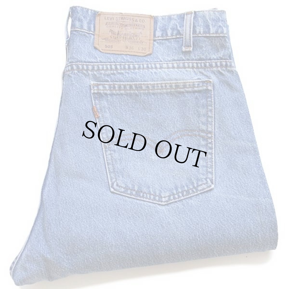 画像1: 90s USA製 Levi'sリーバイス 505 デニムパンツ w36 L30★49 (1)