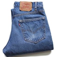 画像1: 00s USA製 Levi'sリーバイス 505 デニムパンツ w32★58 (1)