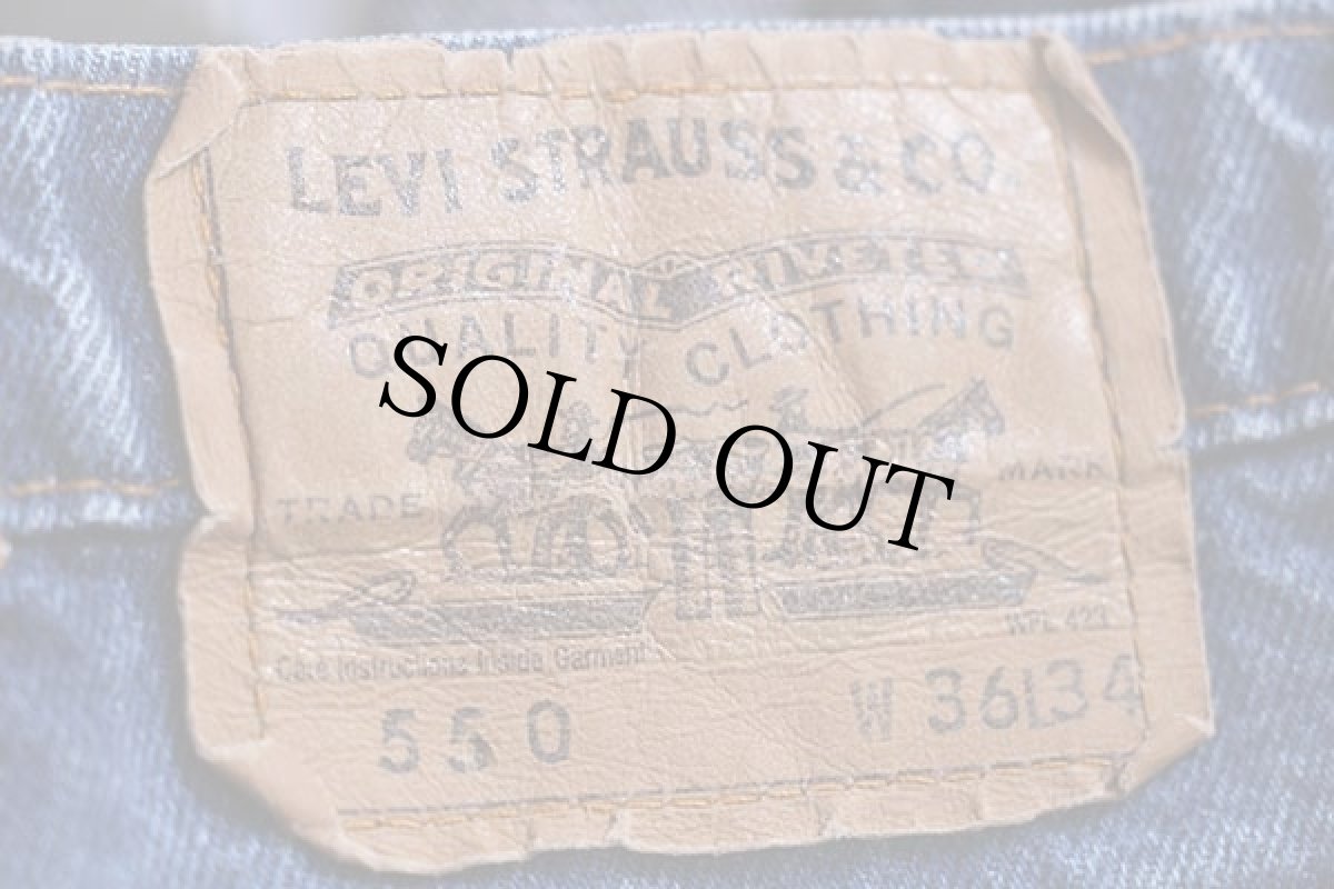 画像6: 90s カナダ製 Levi'sリーバイス 550 デニムパンツ w36 L34 (6)