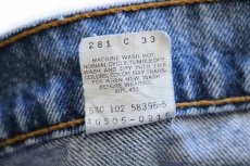 画像7: 90s USA製 Levi'sリーバイス 505 デニムパンツ w36 L30★49 (7)