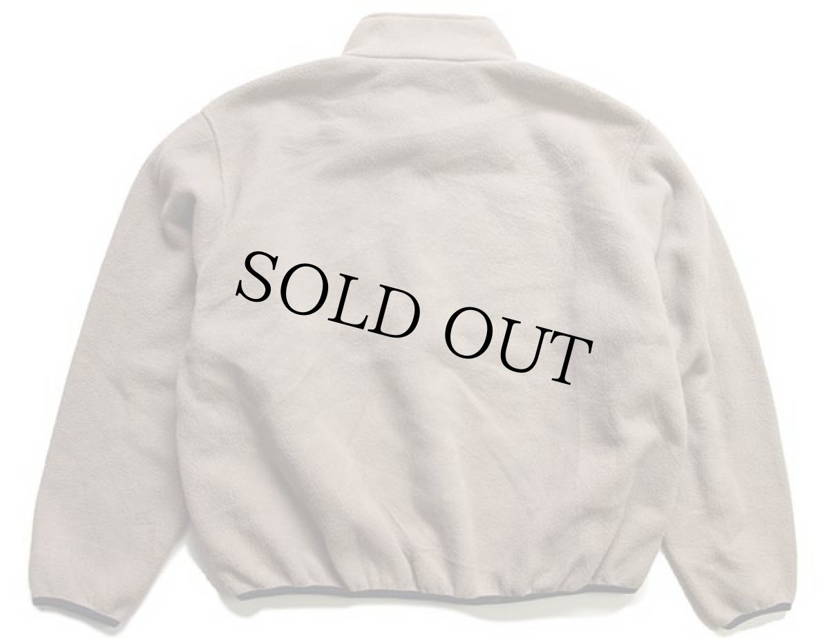 画像2: 90s USA製 L.L.Bean ハーフジップ プルオーバー フリース グレーベージュ (2)