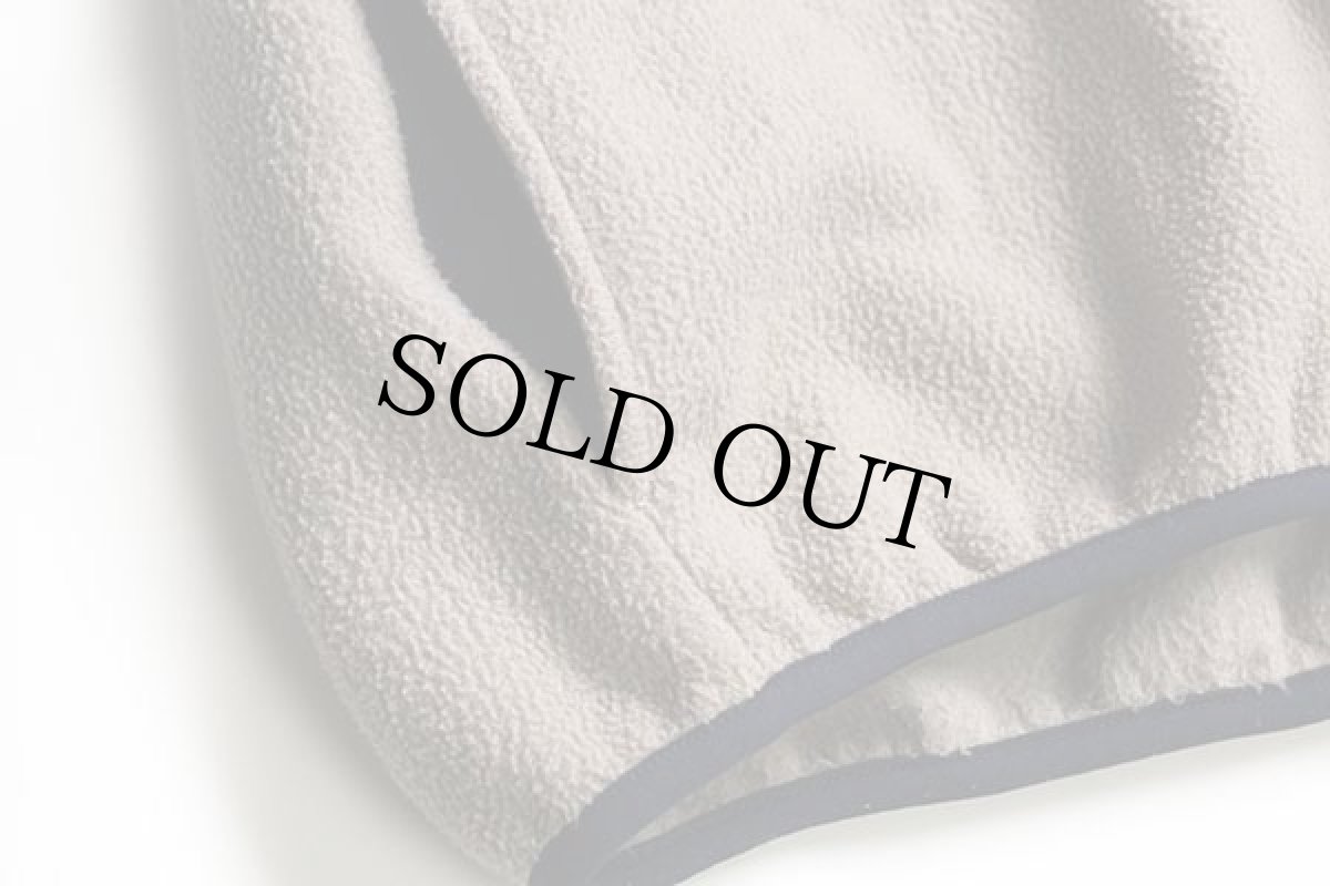 画像5: 90s USA製 L.L.Bean ハーフジップ プルオーバー フリース グレーベージュ (5)