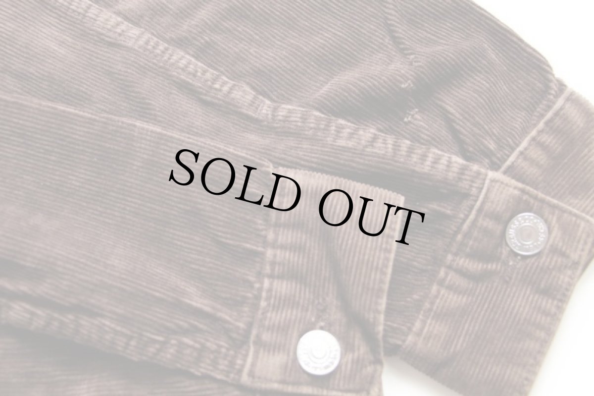 画像5: 90s Levi'sリーバイス 70503 コーデュロイジャケット 4ポケット 焦げ茶 L★ユーロ (5)