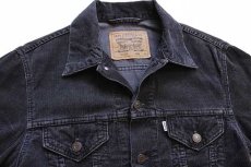 画像3: 90s Levi'sリーバイス 70500 コーデュロイジャケット チャコールグレー M★ユーロ (3)