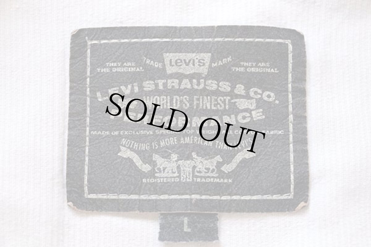画像4: 90s 英国製 Levi'sリーバイス 70503 コーデュロイジャケット 4ポケット 白 L★ユーロ (4)