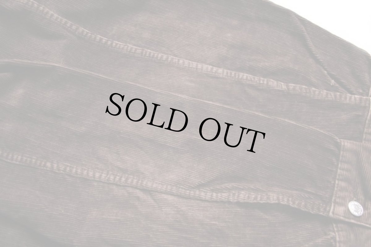 画像6: 90s Levi'sリーバイス 70503 コーデュロイジャケット 4ポケット 焦げ茶 L★ユーロ (6)