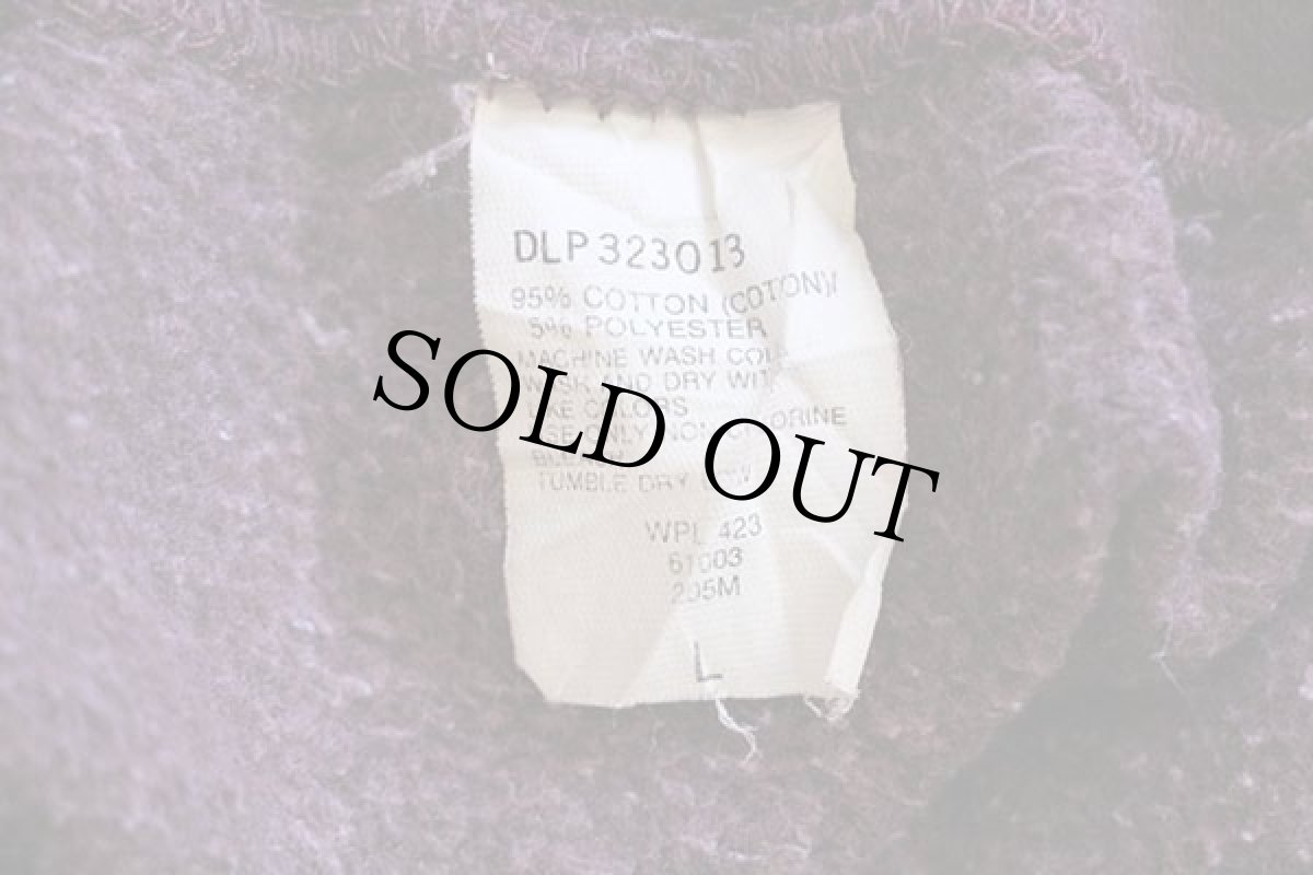 画像5: 90s USA製 LEVI'Sリーバイス ワンポイント スウェット ワインレッド L (5)