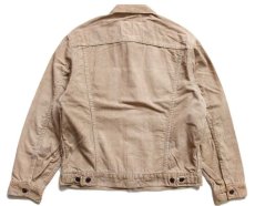 画像2: 90s Levi'sリーバイス 70503 コーデュロイジャケット 4ポケット 薄茶 M★ユーロ (2)