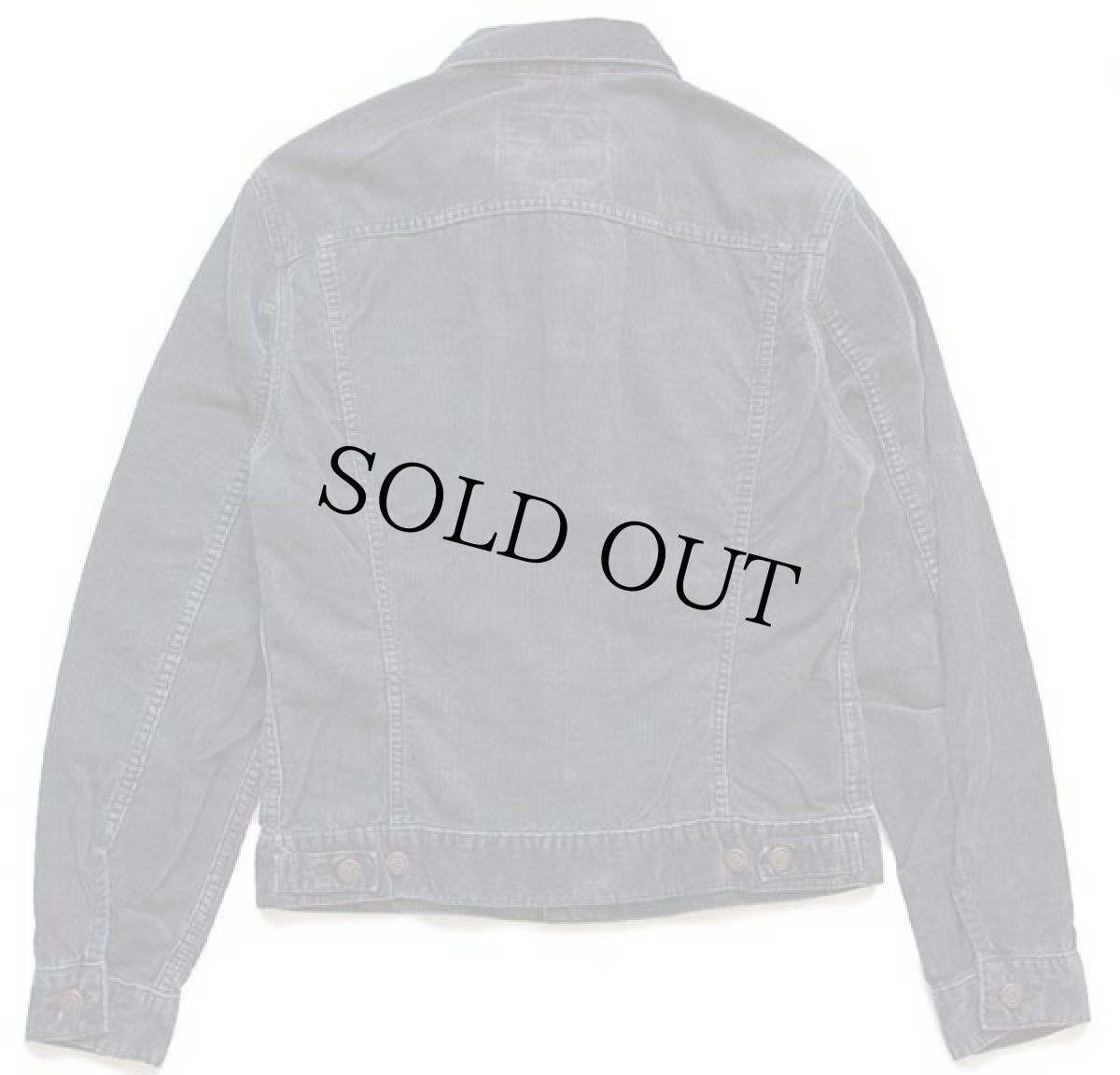 画像2: 90s Levi'sリーバイス 70500 コーデュロイジャケット チャコールグレー M★ユーロ (2)