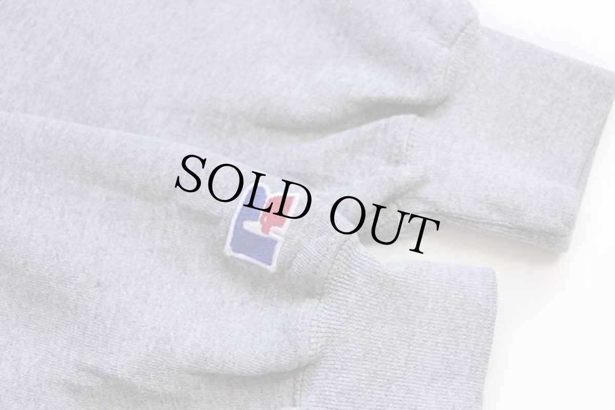 画像5: 90s USA製 RUSSELLラッセル PROPERTY OF DHA 前V スウェット グレー XL (5)