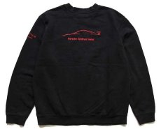 画像2: Porsche Zentrum Inntal ポルシェ パッチ&刺繍入り スウェット 黒 XL (2)